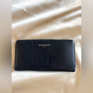 Balenciaga Black Continental Wallet